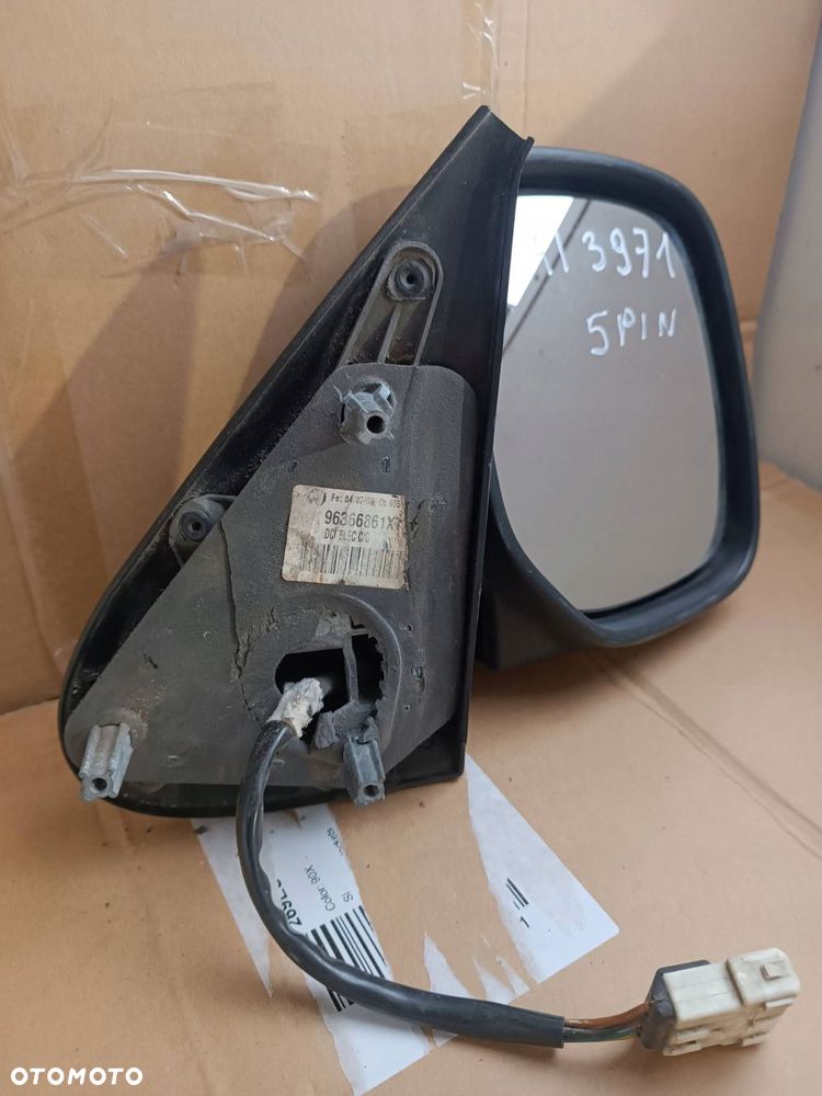elektryczne lusterko prawe peugeot partner ii berlingo 5pin - 2