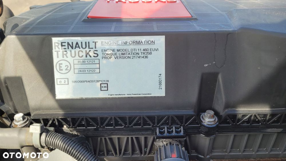 KOMPLETNY SILNIK RENAULT GAMA T / RANGE T EURO 6 DTI 11 460 EUVI - 6