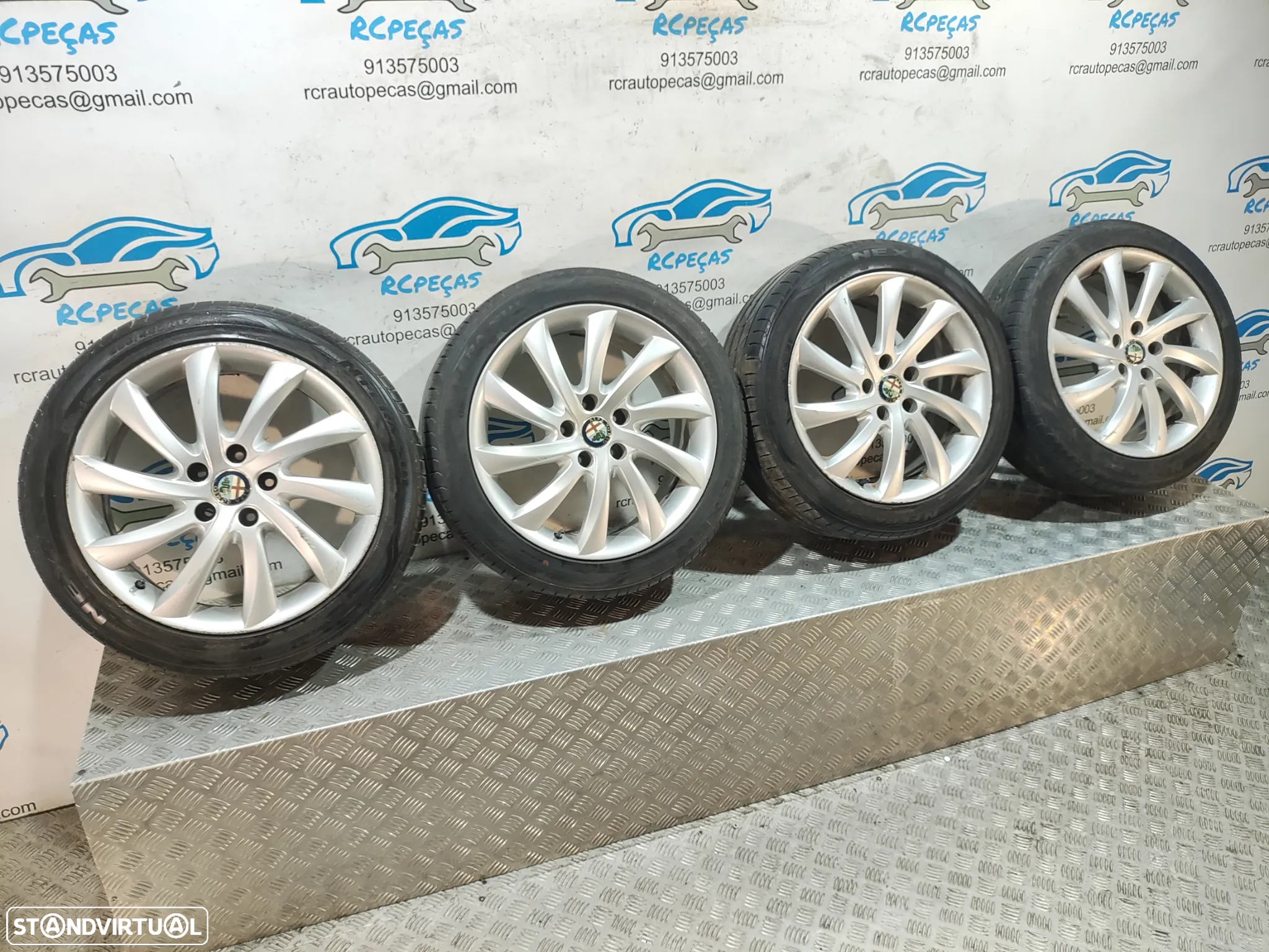 Conjunto Jantes 17 Originais Alfa Romeo Giulietta 7,5J ET41 5x110 - 2