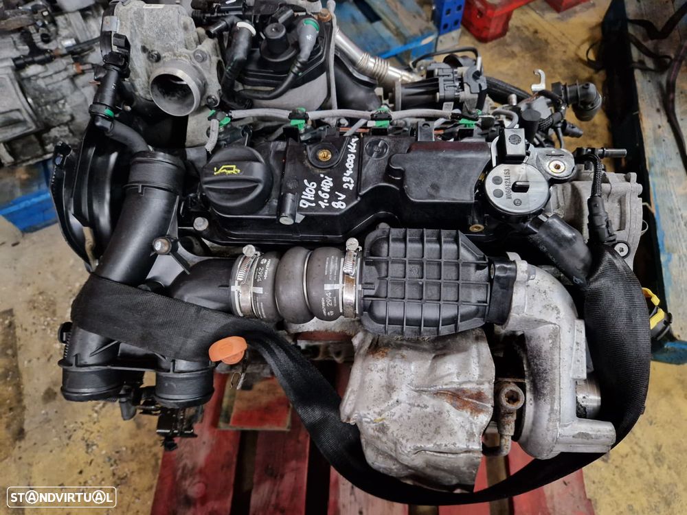 Motor usado 9H06 PEUGEOT 207 1.6 HDI 90CV 9HP 308 CITROEN DS3 C4 PARTNER - 1