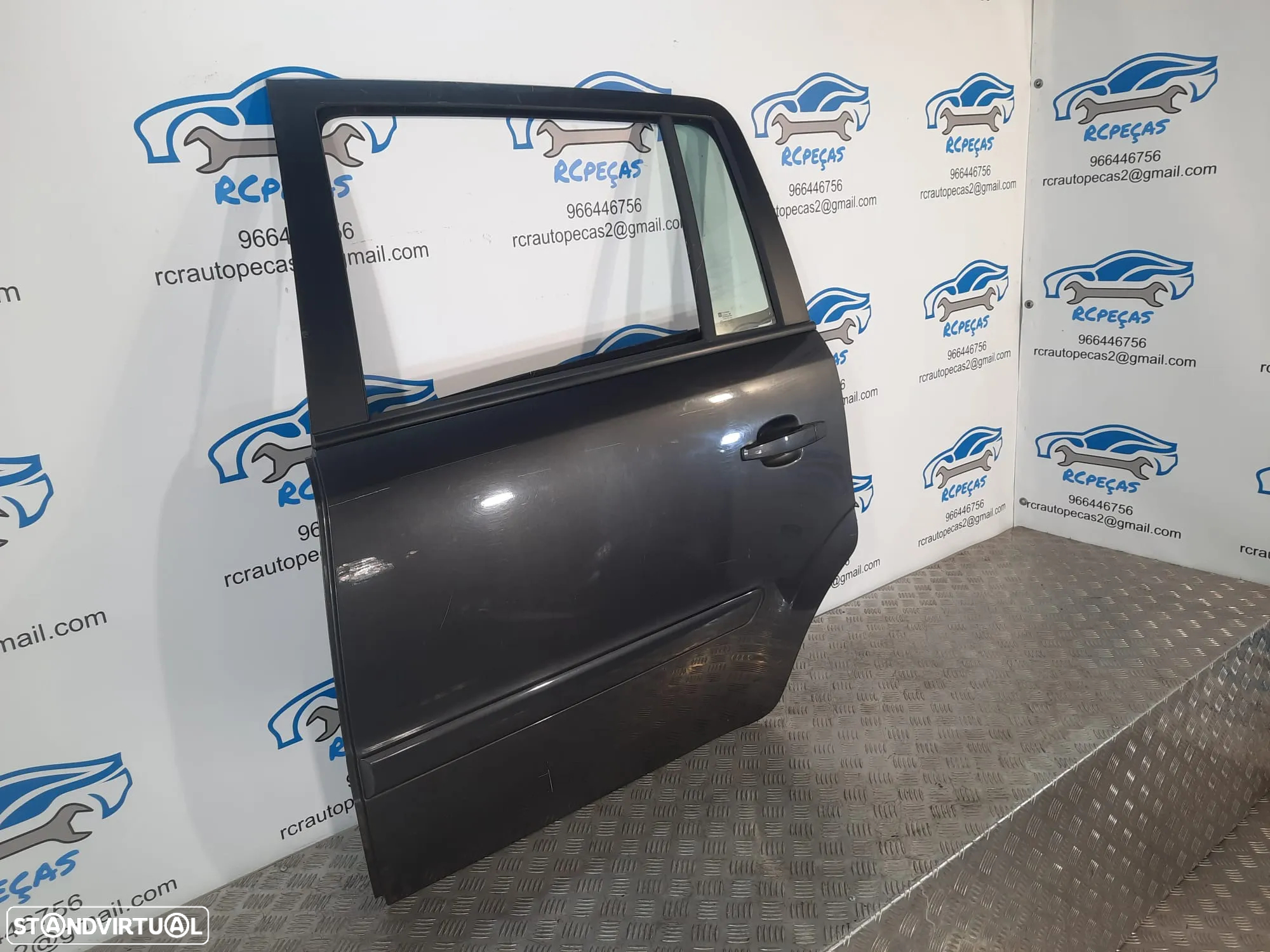 PORTA PORTAS TRASEIRA TRÁS ESQUERDA OPEL ZAFIRA B MOTOR PUXADOR VIDRO - 4