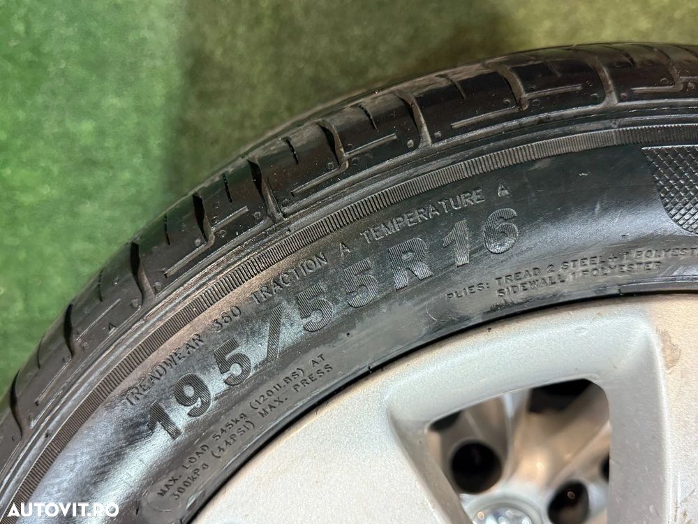 JANTE + CAUCIUCURI 4x100​ 195/55R16 OPEL CORSA E 1.4 BENZINA 2017 2014-2019 - 7