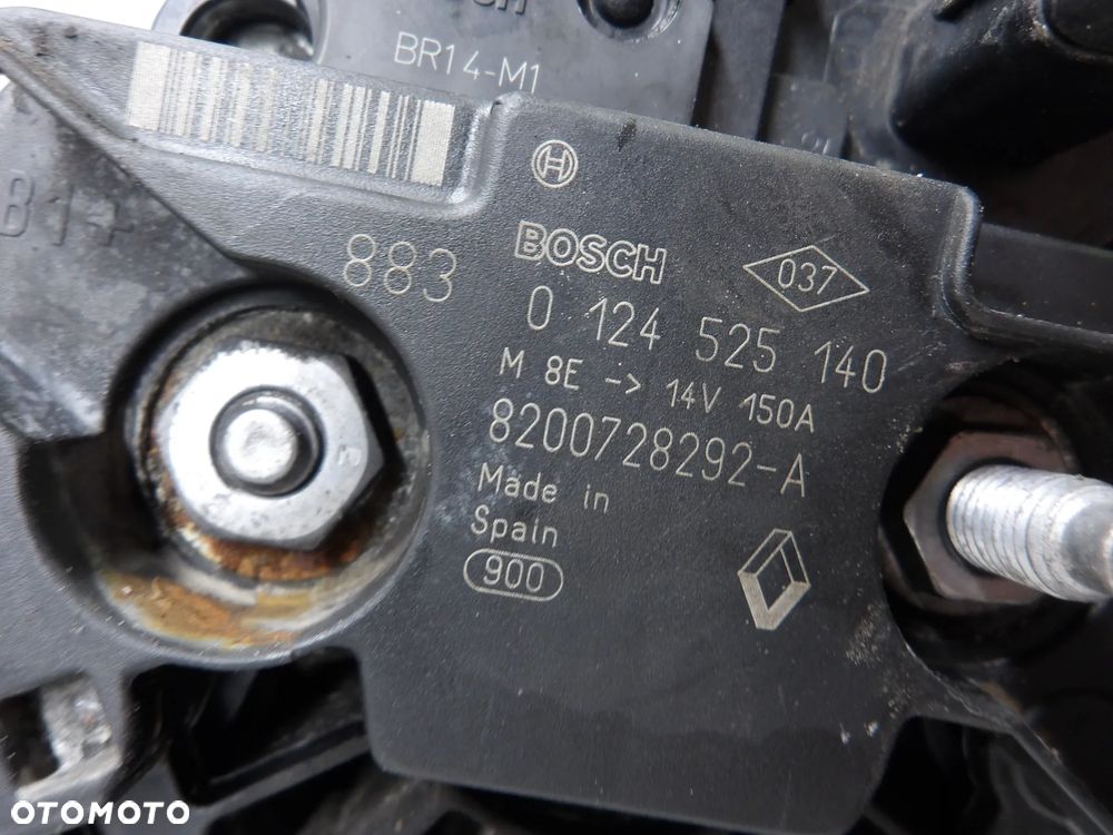 NISSAN QASHQAI I 06-09 1.5 D ALTERNATOR 0124525140 - 5