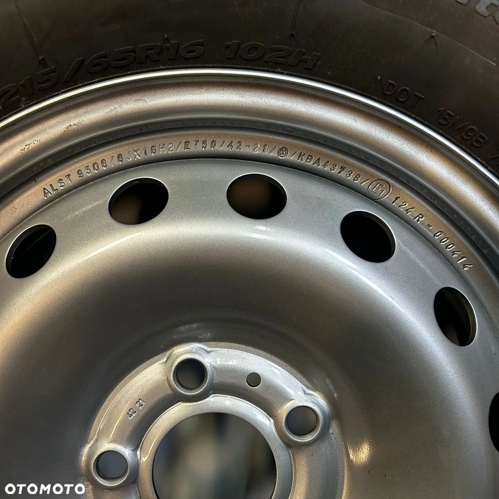 Felga stalowa NISSAN, OPEL, RENAULT 6.0Jx16" 5x118 ET 50 + OPONA ZIMOWA 215/65R16 - 2