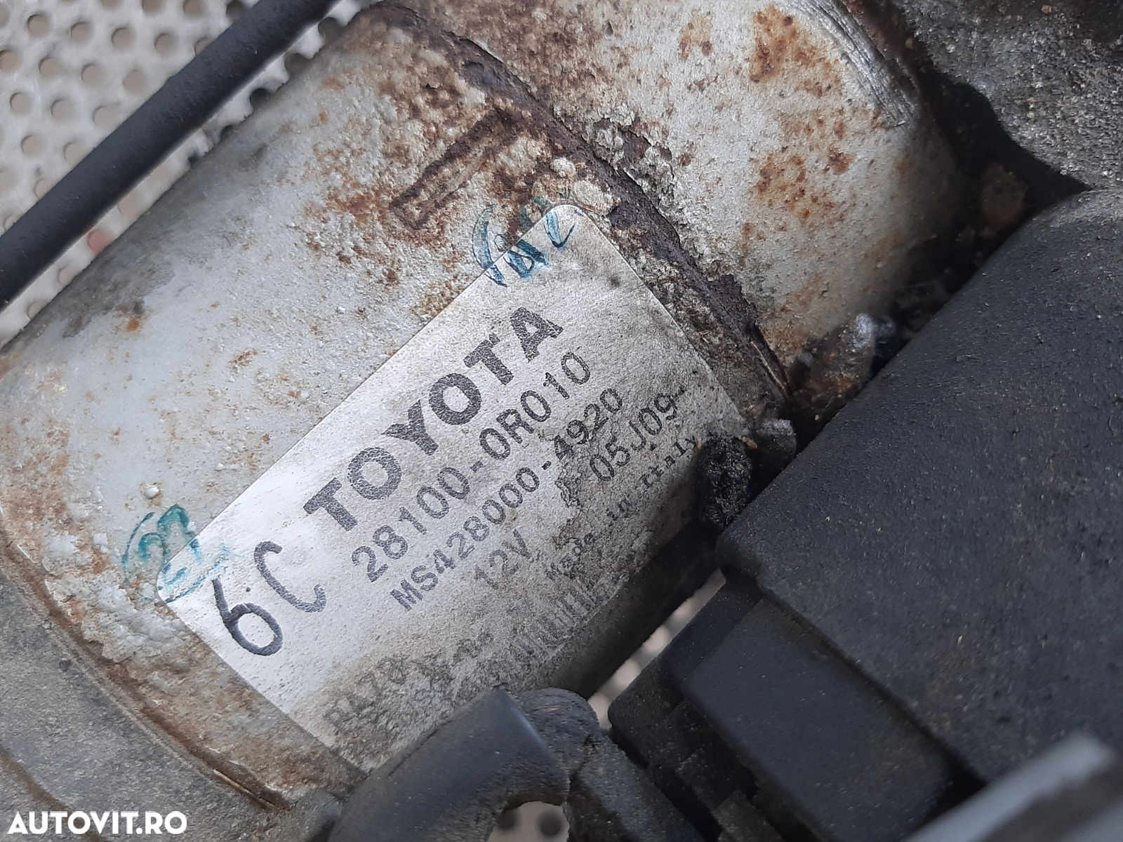Electromotor Toyota Rav 4 2.2 Diesel An 2006-2012 Cod -0R010 Testat Cu Garantie - 4