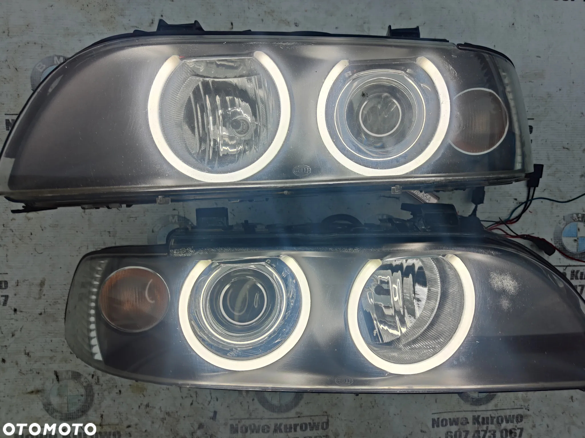 BMW E39 Lifting Lampa Przednia Lewa Prawa BiXenon Kierunek w ringach - 19