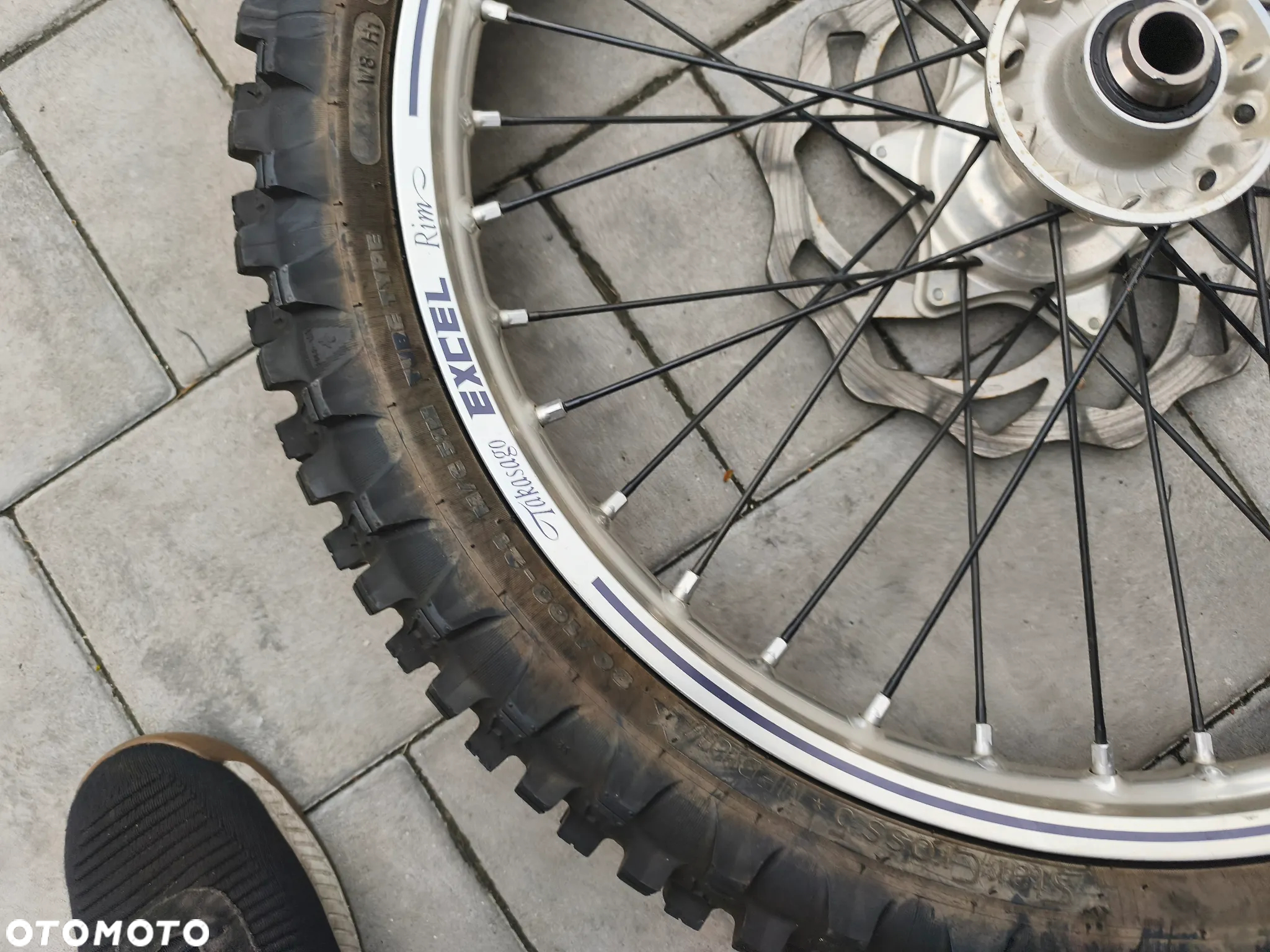 Koło przód, przednie, felga, opona, tarcza hamulcowa przód KTM, Husqvarna, GasGas, Husaberg Excel 21x1,6 - 20