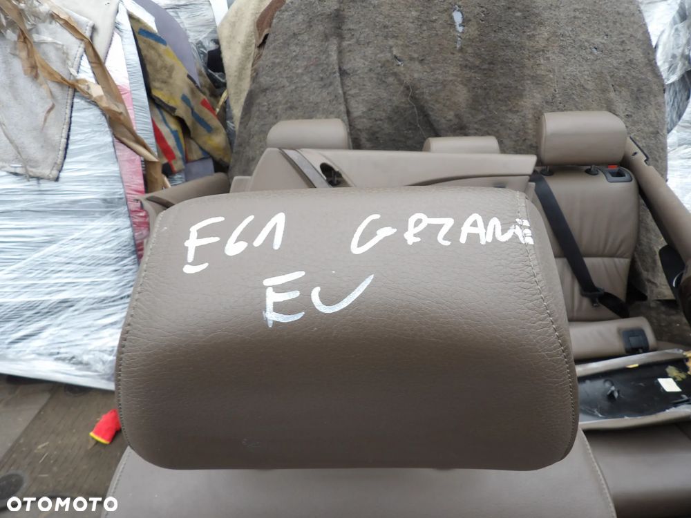 BMW - E61 - KOMPLET - FOTELE , KANAPA , BOCZKI , TUNEL ŚRODKOWY - OGRZEWANE - EUROPA - 6