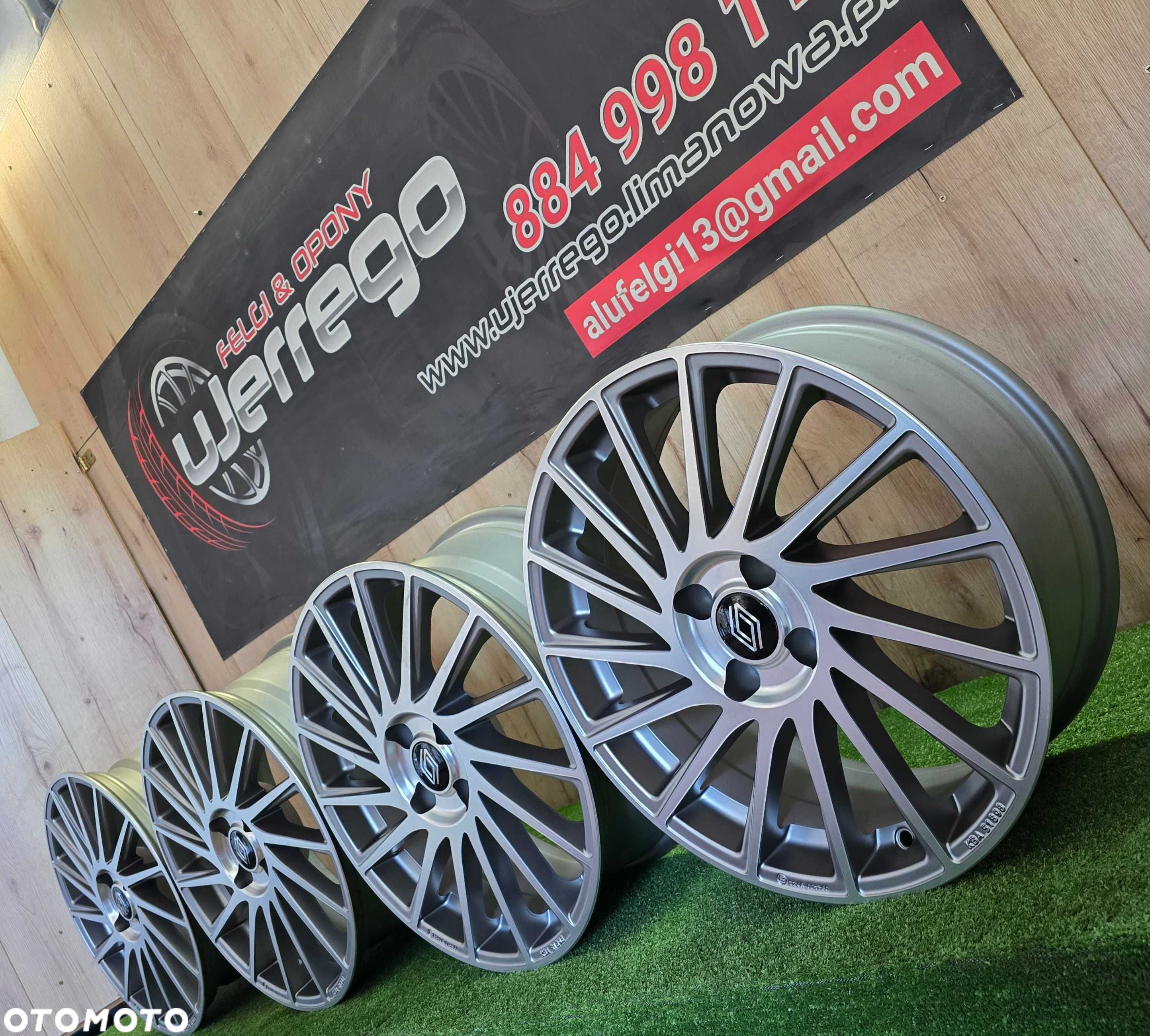 NOWE ALUFELGI RENAULT 17x4x100 - Captur,Clio,Scenic,Twingo,Wind,ZOE - 7