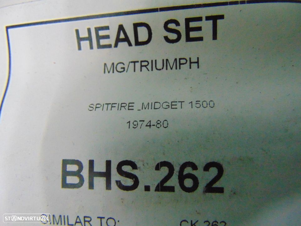 MG e triumph spitfire e mg midget 1500 jogo de juntas - 4