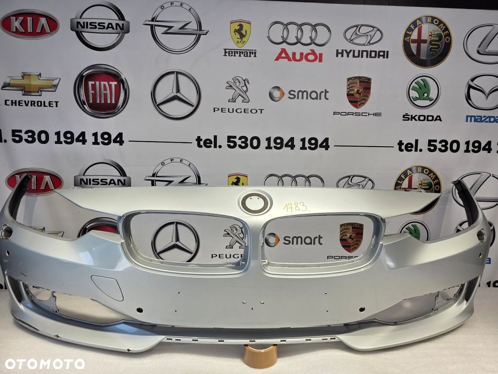 BMW F30 / F31 LUXURY / SPORT LINE 11- ZDERZAK PRZEDNI PRZÓD NA SPRYSKI + 4xPDC , NR 7299016 / 7308401 , NR AUKCJI NZ1783 - 1