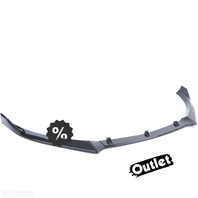 C010881C2 SPOILER LIP VOLKSWAGEN VW GOLF 6 08-12 PRETO BRILHANTE - 6