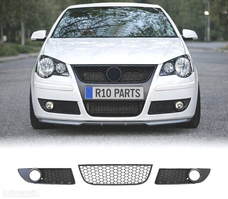GRELHAS VOLKSWAGEN VW POLO 05-09 INFERIOR PARA FAROIS DE NEVOEIRO - 1