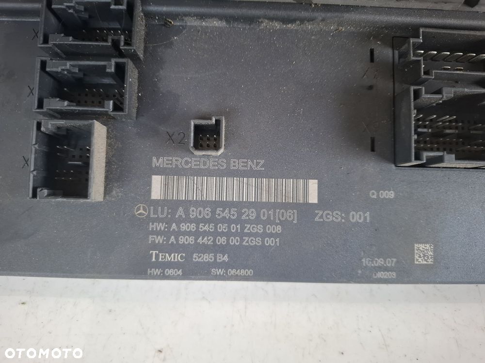 MOSUŁ STEROWNIK KOMFORTU SAM BSI MERCEDES SPRINTER W906 VW CRAFTER A9065452901 - 2