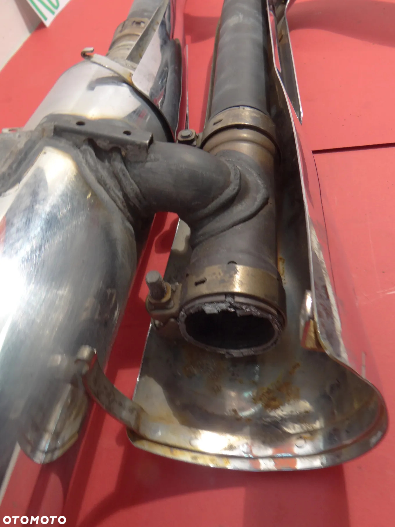 K046  Kawasaki VN 2000 VULCAN TŁUMIK WYDECH KOLEKTOR WYDECHOWY 2004-2009 KAW4662000 - 15
