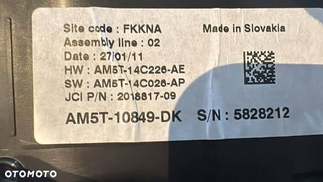 licznik / prędkościomierz ford c-max mk2 przed lift wersja uk - 3