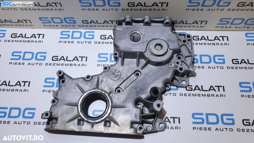 Capac Vibrochen Arbore Cotit Flansa Etansare BMW Seria 5 E60 E61 525 530 535 3.0 D 2003 - 2010 Cod 7786751[S0290] - 1