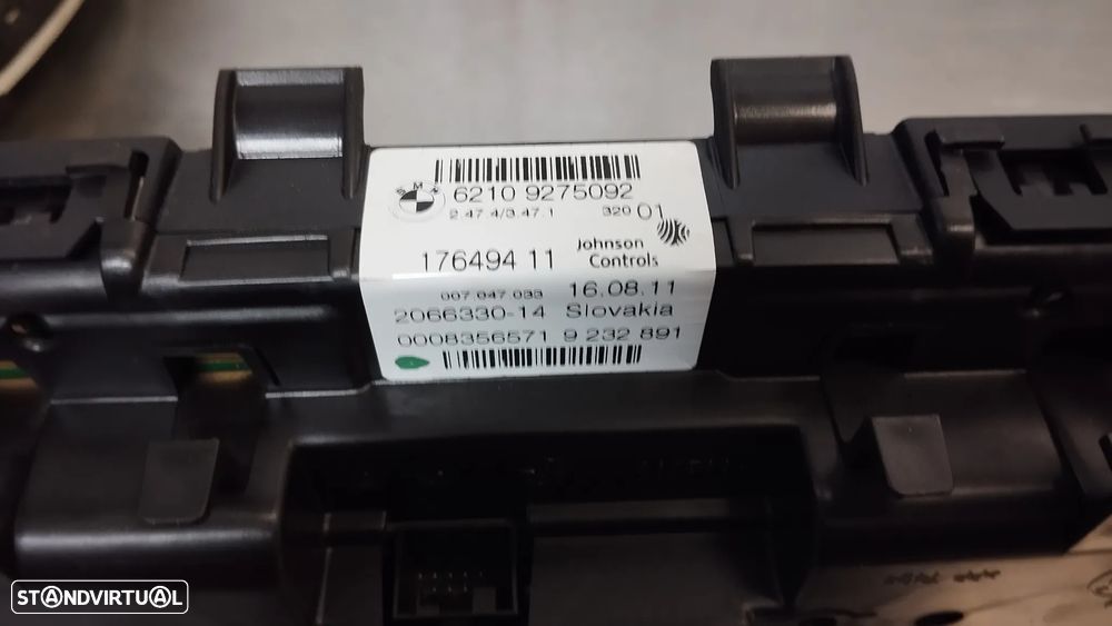 QUADRANTE BMW SERIE 1 F20 F21 118D 116D 120D REF. 62109275092 17649411 9232891 - 2