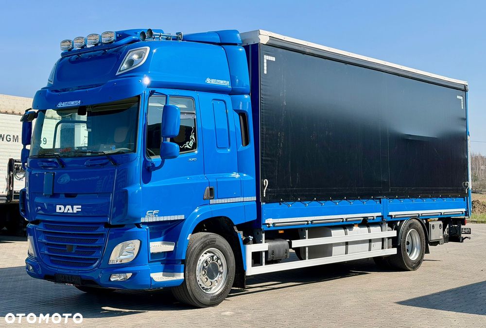 DAF CF 370 / BURTO - FIRANKA / WINDA / 18 EUROPALET / EURO 6 / SYPIALKA / AUTOMAT / SPROWADZONY - 1
