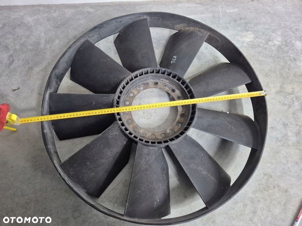 WENTYLATOR WIATRAK ŚMIGŁO VISCO CHŁODNICY MAN TGA TGX TGS 51066010275 - 1