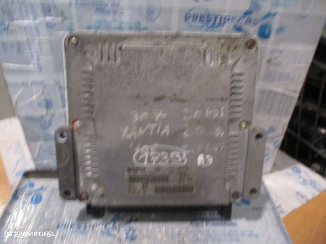 Centralina 0281010252 9635158180  PEUGEOT 206 2000 2.0 HDI 90CV 3P BRANCO BOSCH - 2