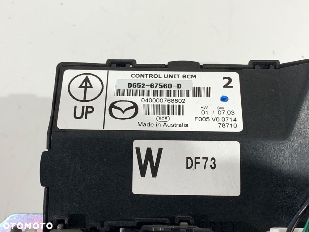 MODUŁ KOMFORTU  MAZDA 2 (DE_, DH_) 2007 - 2015 1.3 (DE3FS) 63 kW [86 KM] benzyna 2007 - 2015 - 4