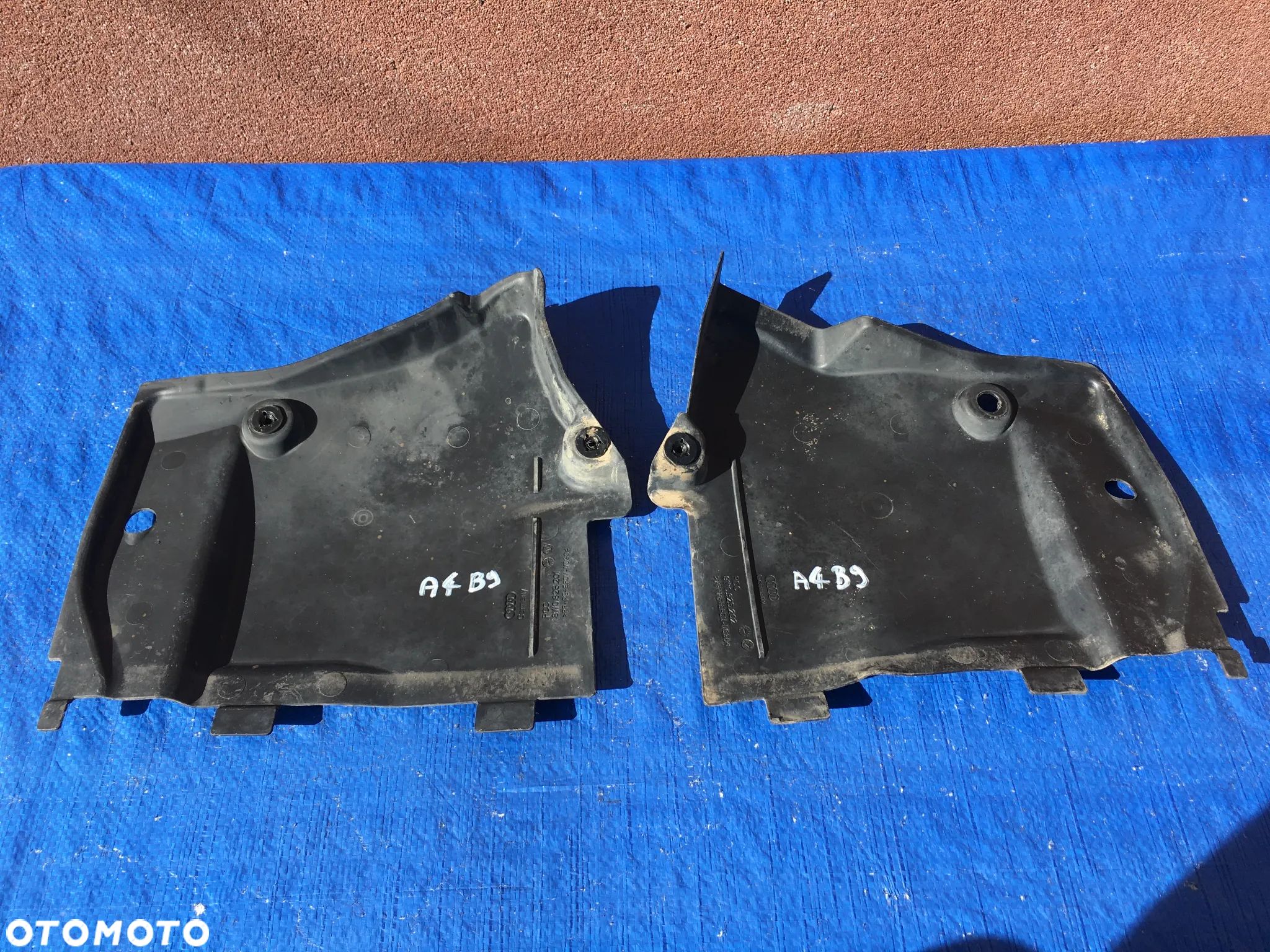 Audi A5 8W A4 B9 Osłona Podwozia Przód Prawa Lewa Nadkole 8W0825201 8W0825202 - 1