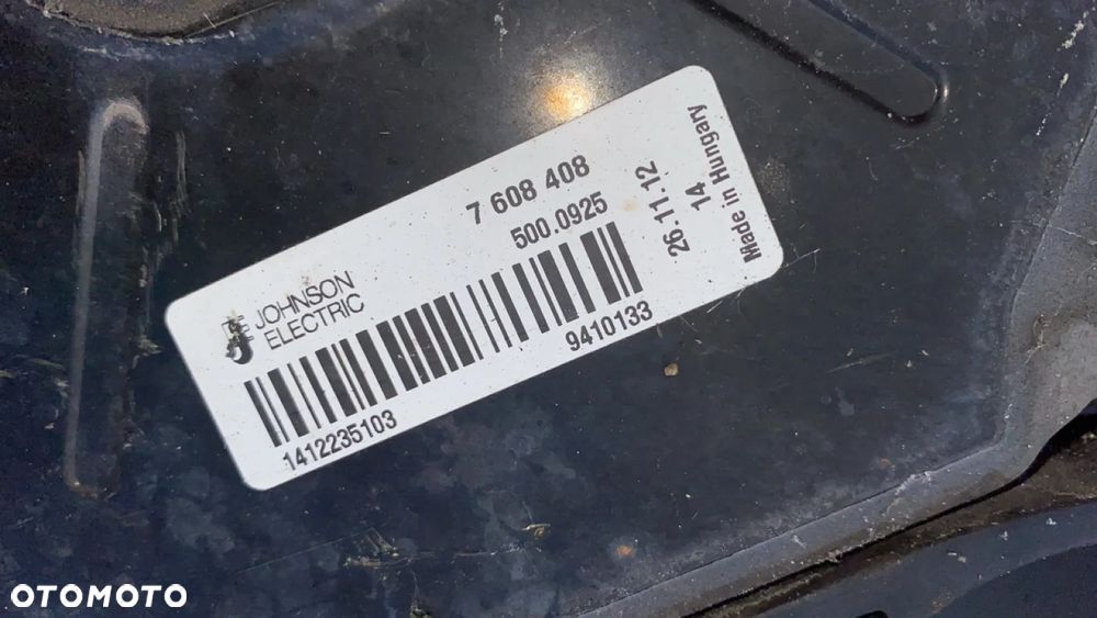 BMW F30 F36 F20 328i 428i 335i WENTYLATOR CHŁODNICY 17427640511 7608408 - 5