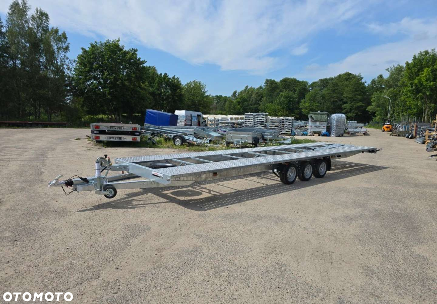Niewiadów Laweta trzyosiowa Niewiadów (Boro) INDIANA ECO DMC 3500kg na 2 auta płaska - 2