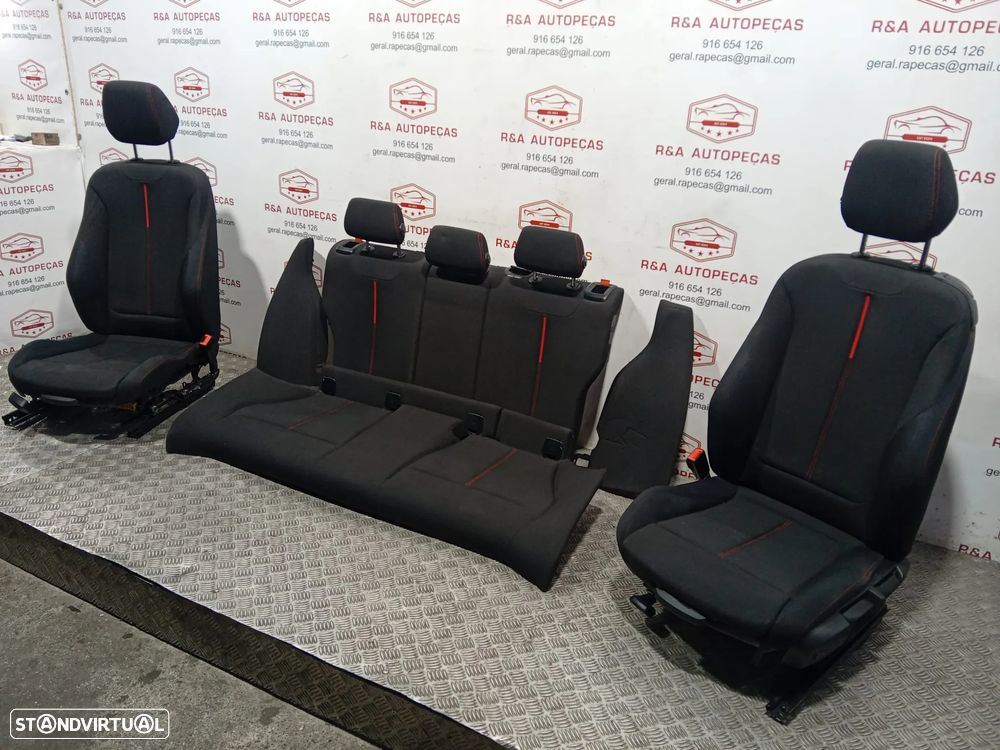 Conjunto de Bancos BMW Série 1 F21 F22 em Tecido Original - 3