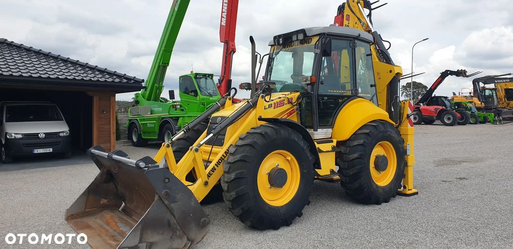 New Holland LB115B rok 2006 łyżka skarpowa hydr. + do kopania na dżojstikach - 2