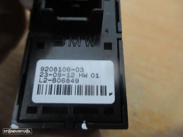 Interruptor 920810603 BMW F20 2013 VIDRO TRASEIRO Esq BMW F31 2014 320D 163CV 5P CINZA - 3