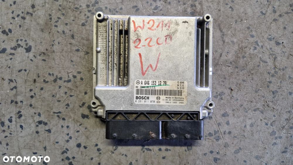 MERCEDES W211 2.2 CDI STEROWNIK SILNIKA A6461531279 - 1