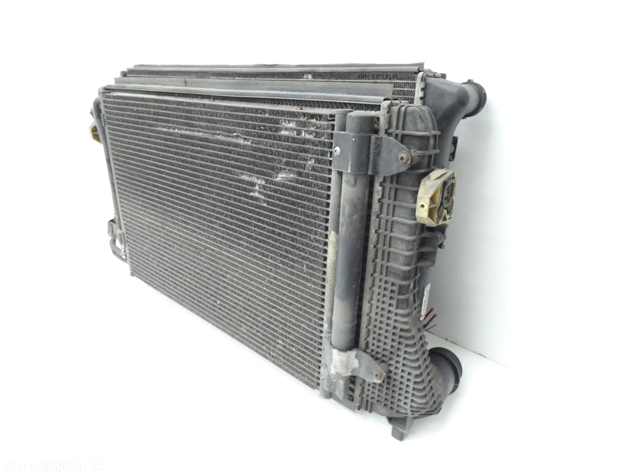 VW GOLF VI 6 KOMBI 1.6 TDI CAY CHŁODNICE KOMPLET WODY KLIMATYZACJI INTERCOOLER WENTYLATOR 1K0121251AB 1K0959455FB GORLICE - 2