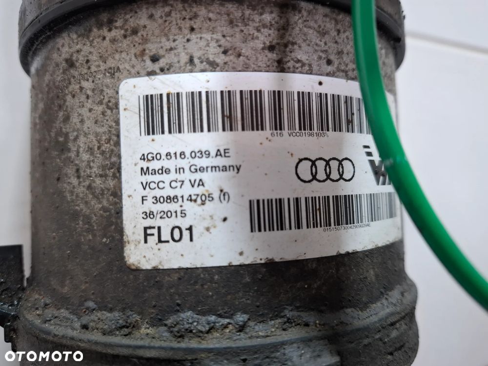 Amortyzator pneumatyczny prawy przód Audi A6 C7 kombi 2015 rok nr 4G0616039AEk nr 4G0616039AEAudi A6 C7 2,0 TDI 190 KM 2015 rok nr 4G0121403R - 2
