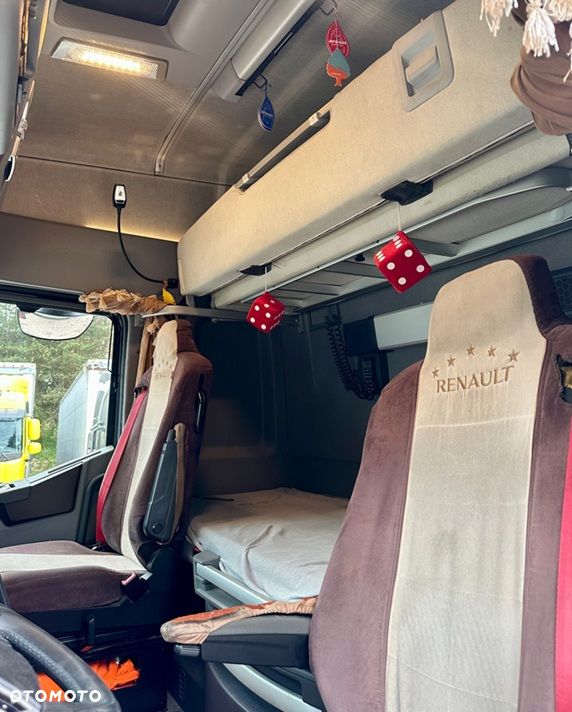 Renault T520 GLOB XXL AUTOMAT RETARDER FULLSPOJLERY ACC MOTOR:13L XENONY LED LODÓWKA SKÓRA 2xALUTANK EURO 6 2016 ŁADNA - 9
