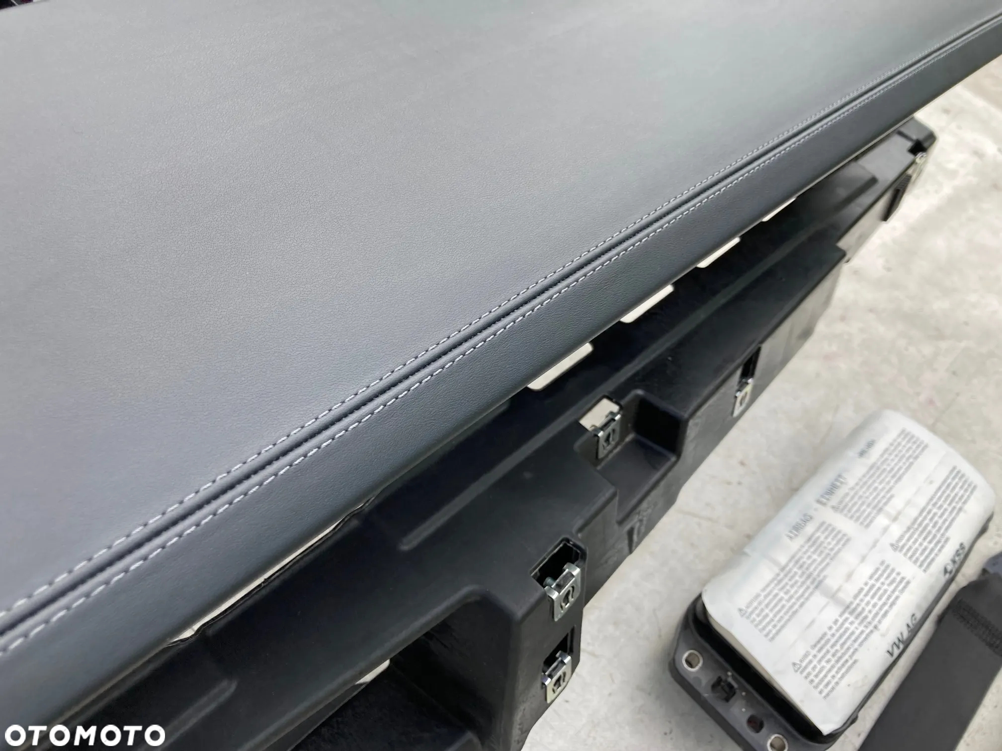 AUDI A6 S6 RS6 C8 A7 S7 RS7 4K DESKA Head Up KONSOLA KOKPIT PULPIT PÓŁKA PARAPET PODUSZKI POWIETRZNE AIRBAG KIEROWCY PASAŻERA  PASY PAS BEZPIECZEŃSTWA Oryginał SKÓRA Okazja - 3