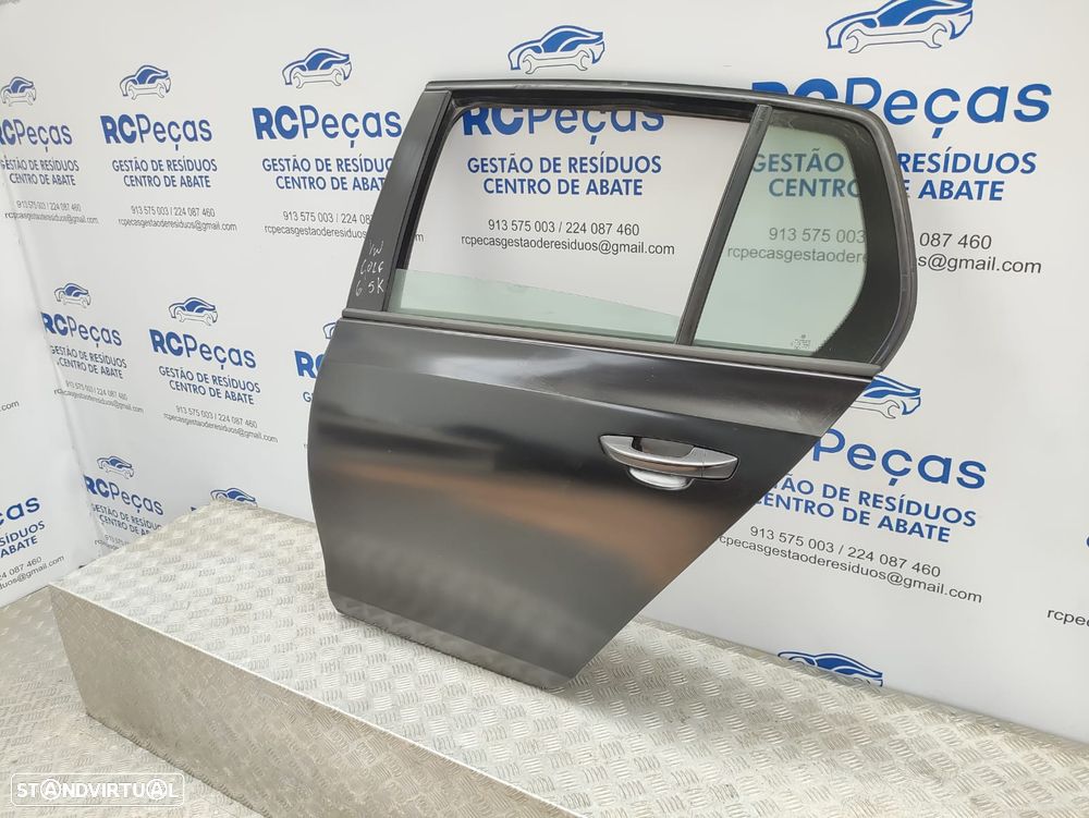 Porta Traseira Esquerda VW Volkswagen Golf 6 5K 5 Portas - 3