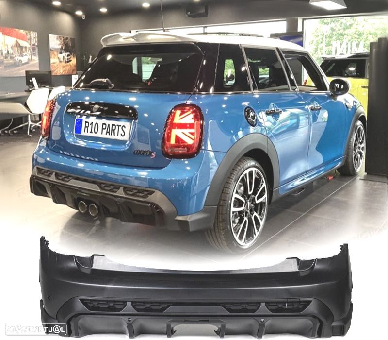 PARA-CHOQUES TRASEIRO MINI F55 14-20 LOOK NEW JCW - 1