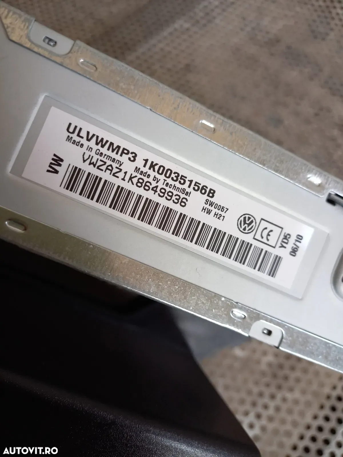 Radio Cd Vw Golf 6 Vl Touran Jetta Caddy Etc - Dezmembrez Arad - 9