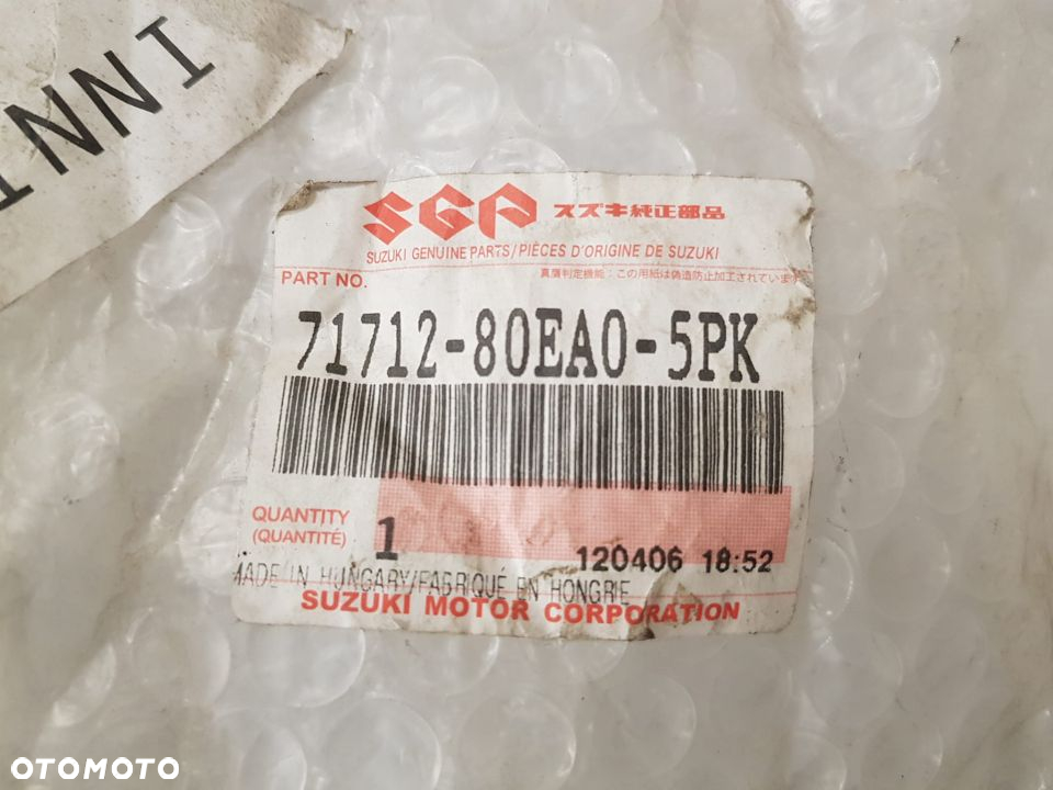 ZDERZAK PRZEDNI PRZÓD SUZUKI SWIFT SUBARU JUSTY 95-05 NOWY ORYGINAŁ 71712-80EA0 - 12