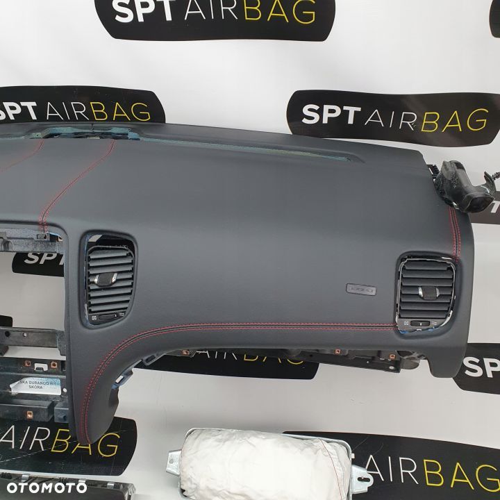 DODGE DURANGO RT DESKA ROZDZIELCZA KONSOLA KOKPIT PULPIT PODUSZKI AIRBAG AIR BAG PASY KIT SET - 4