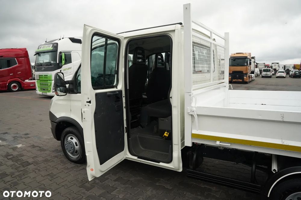 Iveco 35-130 / WYWROTKA TYLNOZSYPOWA STALOWA / BRYGADÓWKA - 7 OSÓB / BLIŹNIAK / MANUAL / SPROWADZONY / - 34