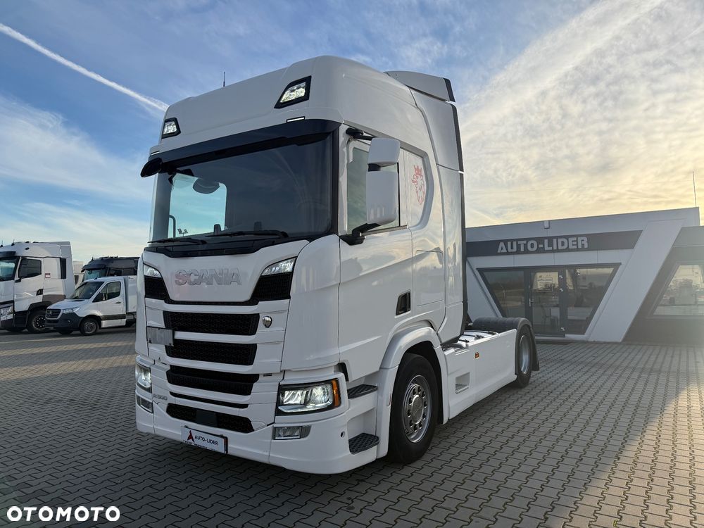 Scania R500 / 2 ZBIORNIKI / 2 ŁÓŻKA / ACC / KLIMA POSTOJOWA / FULL LED / SPROWADZONA / STAN BDB / / / - 1