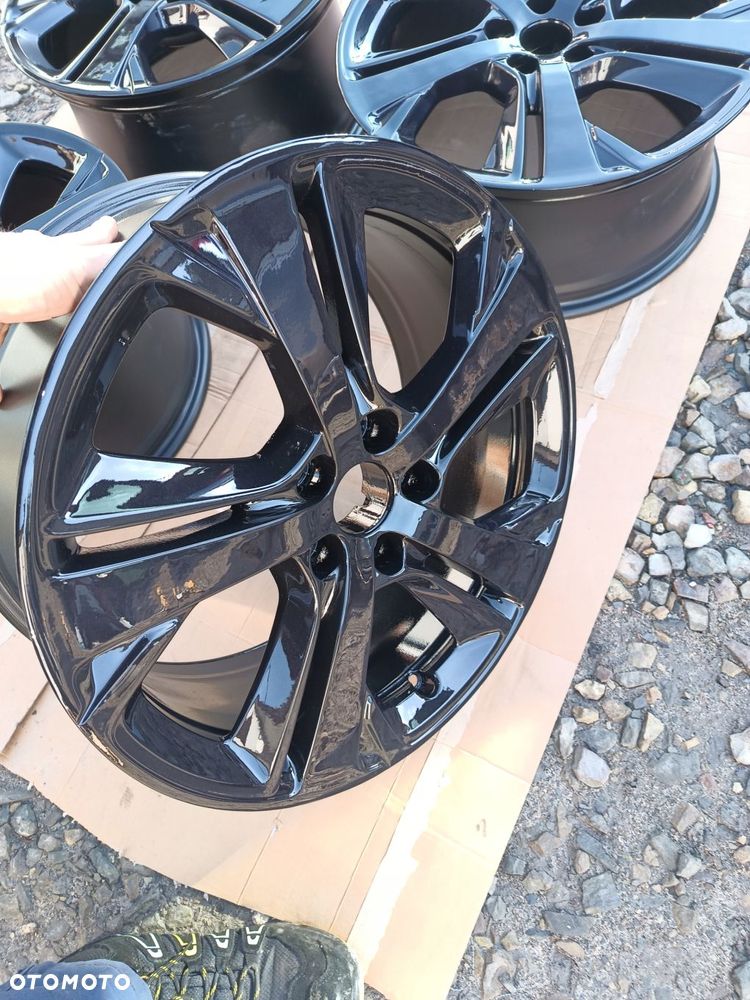 peugeot 308 t9 gt felgi 18" 5x108 8.0j jak nowe czarny połysk 9806253277 - 6
