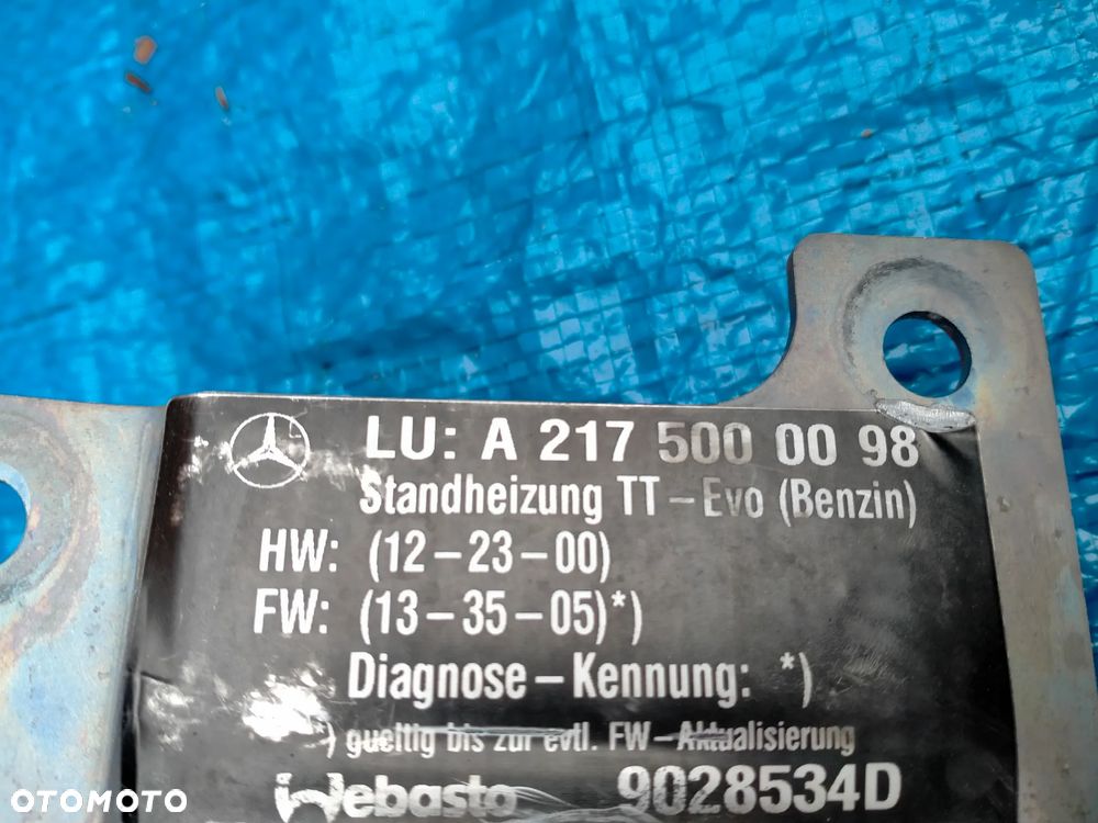Mercedes W222 W217 / A2175000098 / Webasto Benzyna / ORYGINAŁ - 3