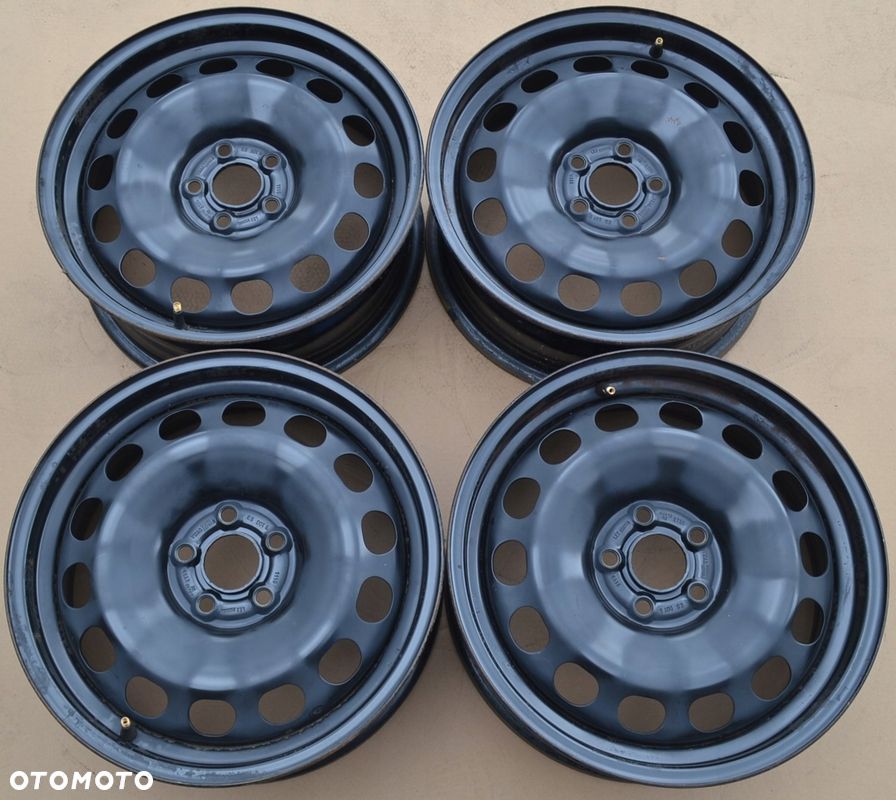FELGI STALOWE VW SKODA AUDI SEAT 5x100 6J16 ET 35 x4szt F-600b - 1