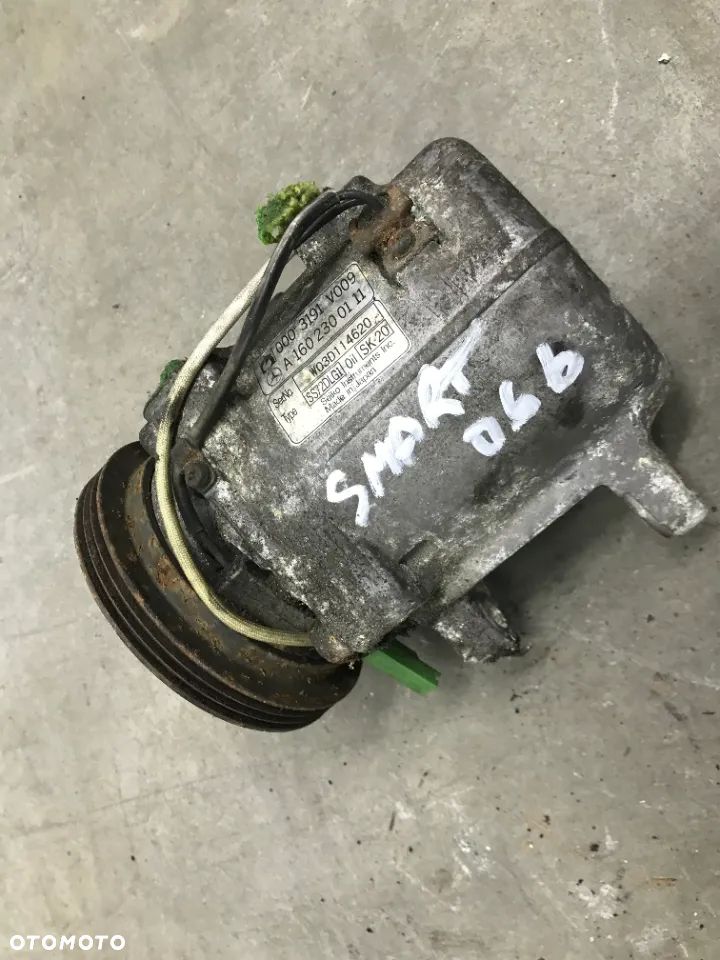 Kompresor klimatyzacji smart fortwo 450 sprężarka 003191V009 A1602300111 - 2