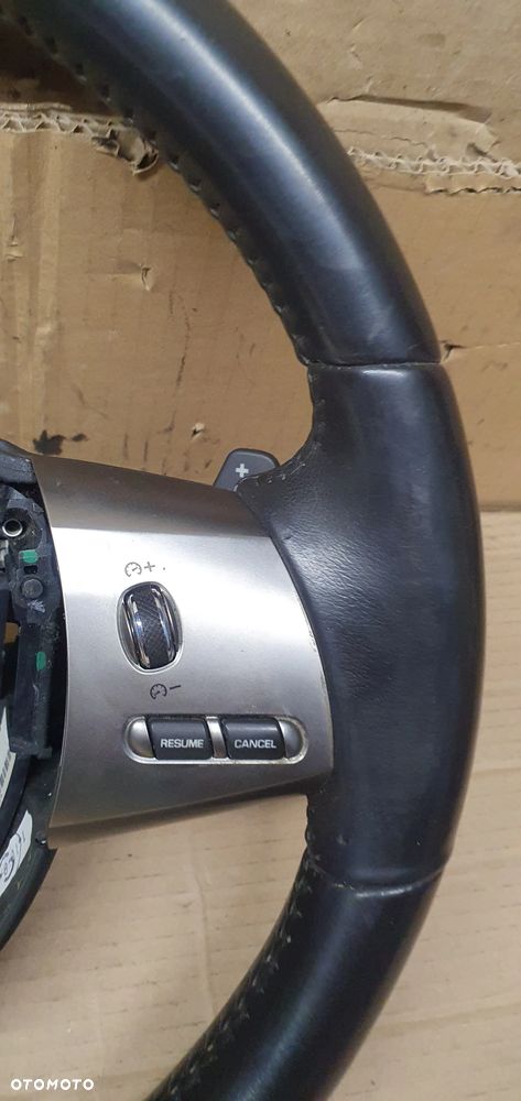 Kierownica multifunkcyjna multifunkcja skórzana skóra łopatki Jaguar XF X250 8X23ABLEG - 6
