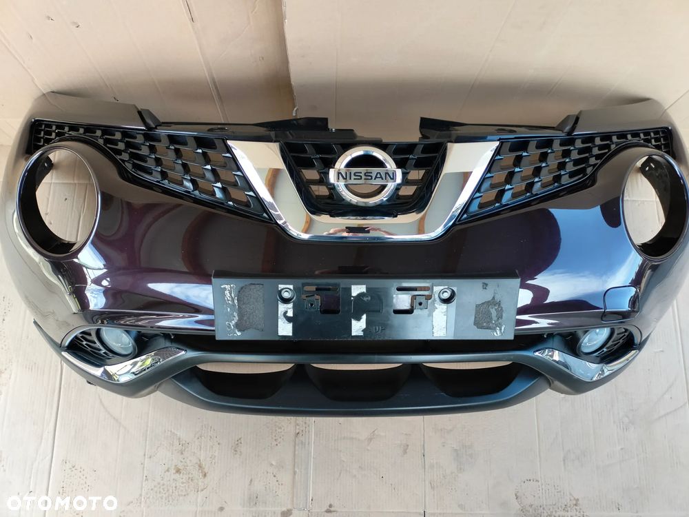 NISSAN JUKE I LIFT F15 2014-2020 ZDERZAK PRZÓD GAB Z CHROM POD KAMERĘ - 2